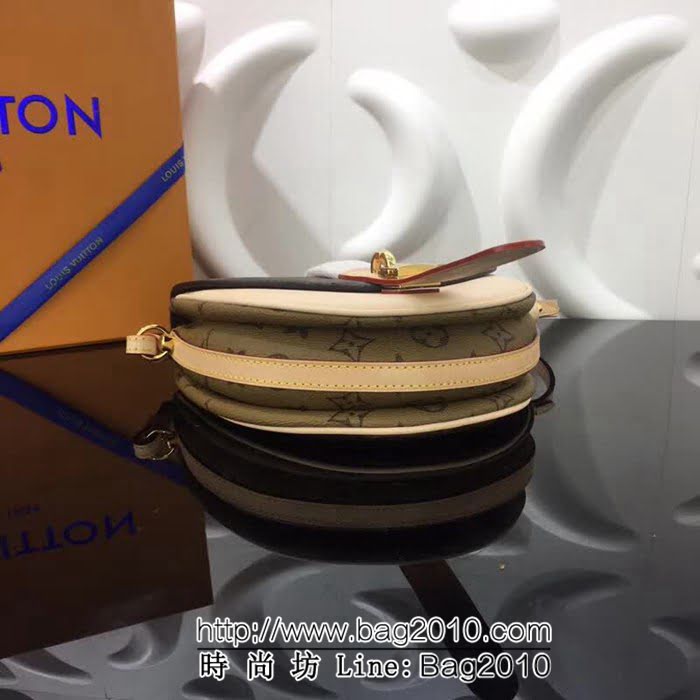 路易威登LV頂級原單 2018新品CHANTILLY LOCK 手袋M43590老花/杏皮 YDH1726